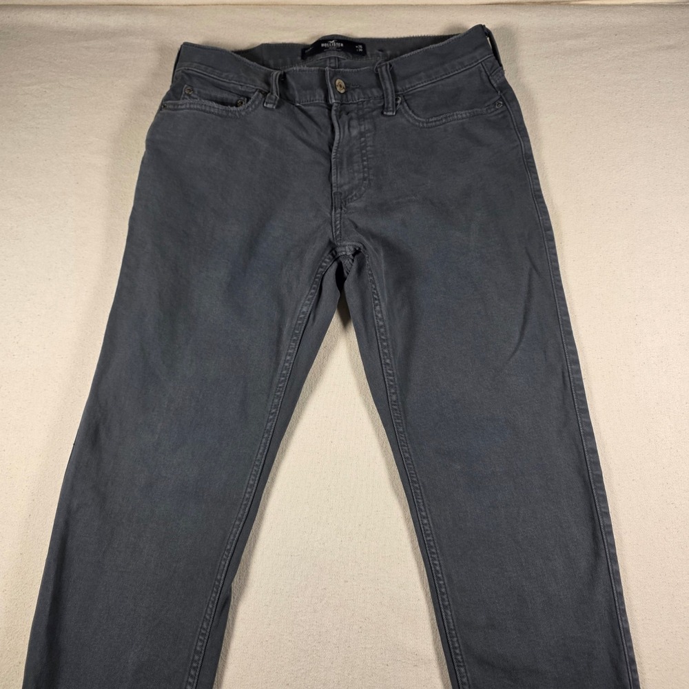 Hollister Skinny Jeans Charcoal Gray Epic Flex Stretch Denim 26x30 2443706-US1BU